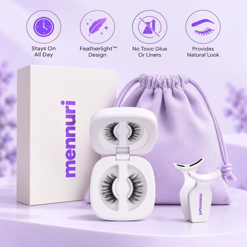Mennuri magnetic lashes and kit