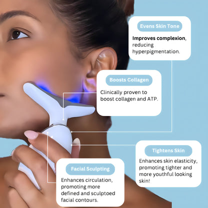 MENNURI 3-in-1 LED Facial Sculptor
