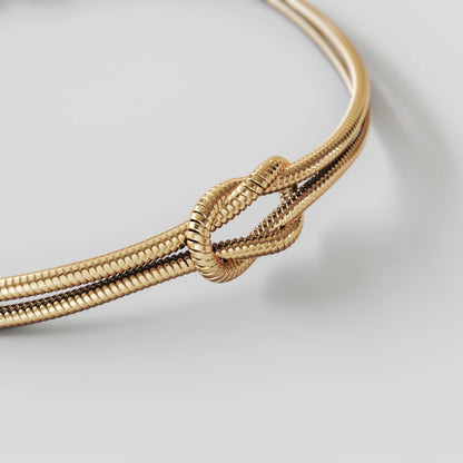 Never Ending Bracelet 1+1 (18K Gold Plated)